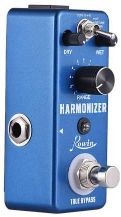 Sunydog Rowin Gitarreneffektpedal/Pitch Shift/Detune, 3 Modi, Gitarrenpedal, True Bypass, Elektrisches Design, LED-Anzeige für Profis