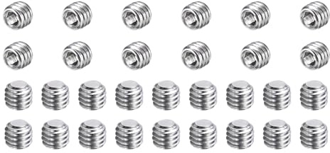 QUARKZMAN 80 Pcs Tornillos Prisioneros M6-1 x 5mm 304 Acero Inoxidable