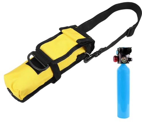 0,5 l Sauerstoff-Zylindertasche – Scubā-Tankträger, leichter Atemschutz-Rucksack, tragbarer Mini-Tauchhalter, kompaktes Ausrüstungstaschen-Design, funktionales Zubehör für Tauchen, Outdoor-Abenteuer
