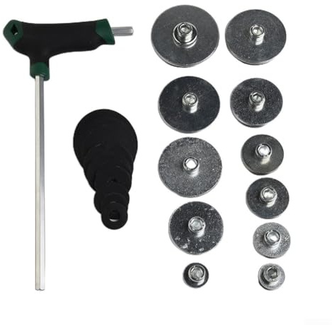 Juego de herramientas profesionales de reparación de nivelación de agujeros de sonido para saxofón soprano tenor, incluye múltiples cabezales de molienda y placas guía para un ajuste y reparación