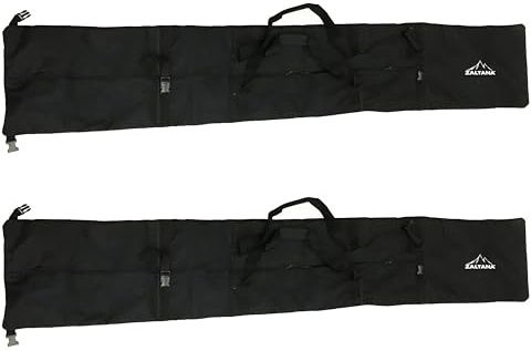 2-Pack of Zaltana Padded SKI Carrier Bag case ski luggage bag (Length adjustable Max. length:76) SKB10x2