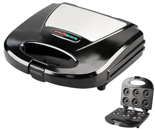 Máquina para Hacer Mini | Aparato de 6 Hoyos Antiadherente - Máquina para Hacer Muffins de 750W,Para Cocina, Desayuno, Postre, y Pancakes