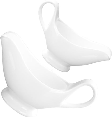 BESPORTBLE Salsera de Cerámica de Color Blanco 3 Oz 2 Piezas para Salsa Casera y Condimentos Multifunción, Taza Decorativa Adecuada para Restaurante, Barbacoa, Picnic y Uso Doméstico