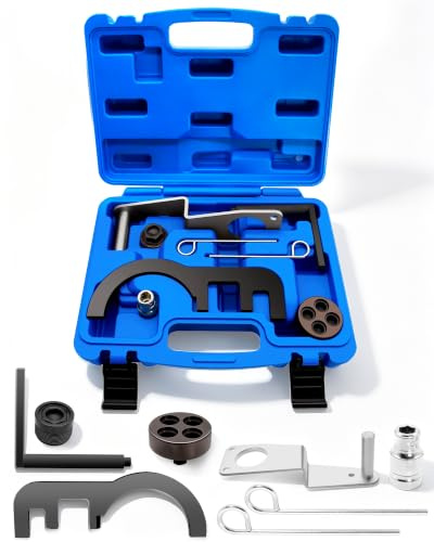 Frikmed Kit Outils Calage Distribution pour BMW N47 N47S N57 N57S 2.0 3.0 Diesel Chaîne Distribution Blocage Arbre À Cames Vilebrequin Série 1 3 5 7 X1 X3 X5 X6 Mini Compatible E F Châssis