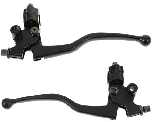 Générique Pièces de moto levier de frein et embrayage, 1 set avec supports de rétroviseur, alliage d'aluminium, pour conduite sur motorcycle