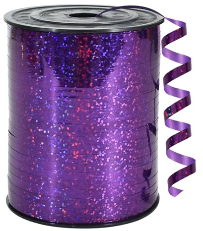 500 Meter Violett Ballonband Geschenkband Geschenkverpackung für Party Festival Art Craft Dekor Florist Blumen Dekoration