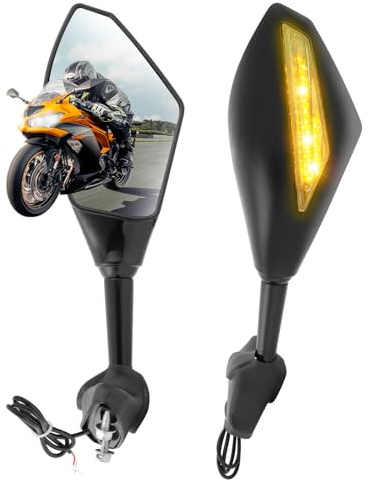 Motorrad LED Blinker Integrierte Anzeige Rückspiegel für CBR929RR 2000-2001 GSXR1000 2001-2004