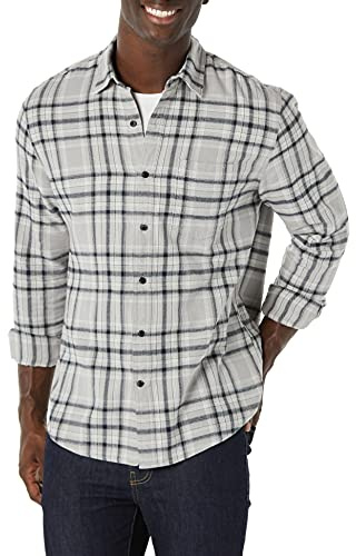 Amazon Essentials Men's Long-Sleeved Flannel Shirt