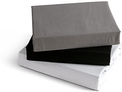 KONO Bedding Spannbettlaken - Gebürstete Mikrofaser Spannbetttuch - 30 cm Tiefe Tasche (Schwarz, 160x200cm), BS-3 160 BK | Elegantes Spannbetttuch aus weicher Mikrofaser. 30cm Tiefe, Passt Perfekt, Maschinenwaschbar und Pflegeleicht