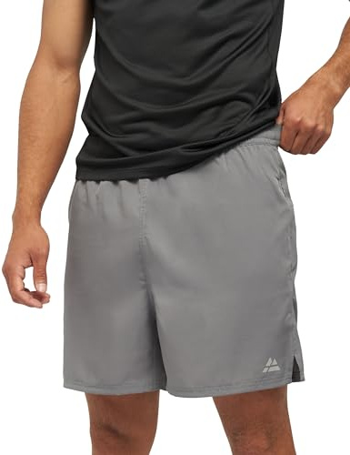 DANISH ENDURANCE Träningsshorts, Återvunnet Material, Snabbtorkande, för Herr, 1-Pack, Grå, S