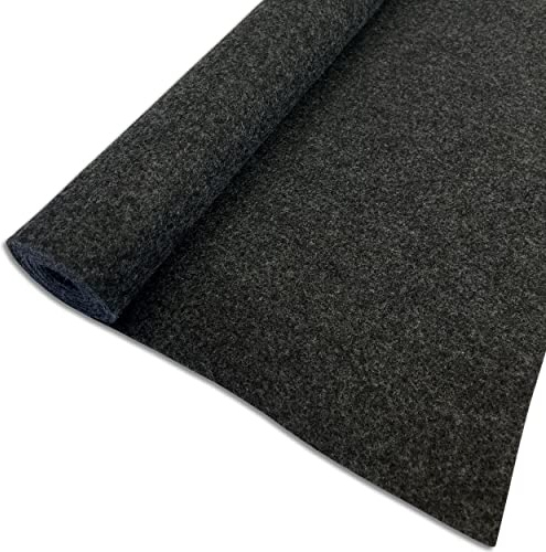 Wohnkult Felto 3mm Textilfilz 100x150cm Meterware | Bastelfilz Taschenfilz | 12 (Grau)