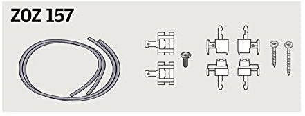 VELUX ZOZ 157SWL Einbausatz zur Verbindung von Zwei VELUX Insektenschutz-Rollos