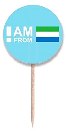 I am from Sierra le Art Deco - Palillo de dientes para decoración de fiestas