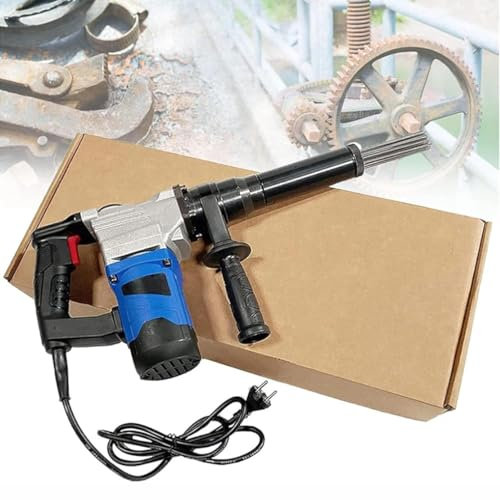 CYMYYDS 1100W Hand-Held Electric Needle Scaler, Pneumatic Descaling Gun Needle Type Rust Removal Machine Cleaning Tool, Welding Slag Cleaner Cleaning Machine
