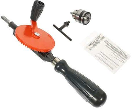 HOMOCONO 1set Trapano Crank Per Falegnameria Portatile Punte Utensile e Facile Usare Per