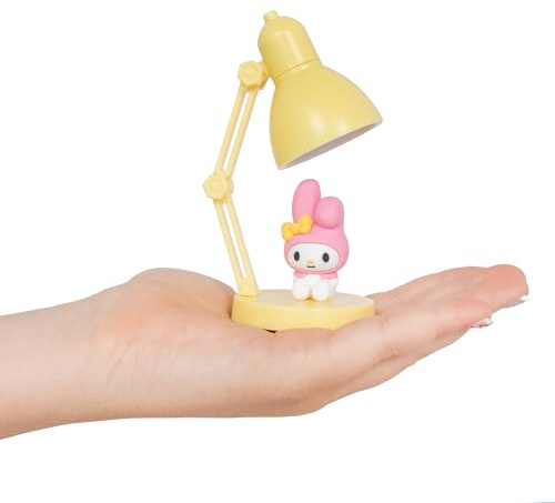 Blue Sky Studios Hello Kitty Mini Lamp with Toy Figure, Kawaii Desk Decor, Cute Collectible Gift - My Melody