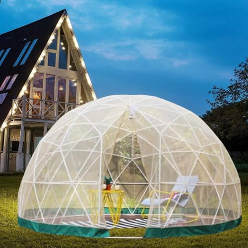 10/12 Fuß Durchsichtiges Zelt FüR Den AußEnbereich|Gartenkuppel-Iglu-Blasenzelt |Wetterfestes Pod-Camping-Terrassen-Iglu-Zelt FüR Hinterhof-üBerdachungen,Pavillons,SichtschutzhäUschen,3.6m