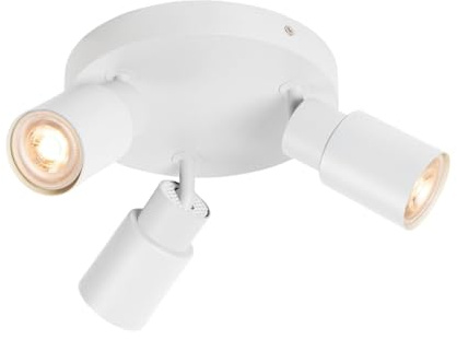 SLV PURI 2.0 Tube, Wand- und Deckenaufbauleuchte, rund, 3 x max. 6 W GU10, weiß