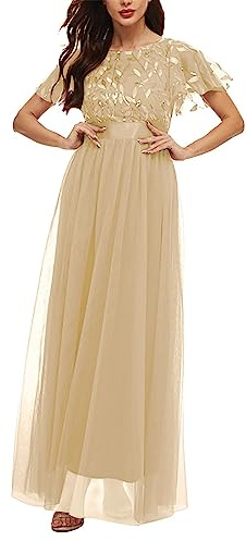 Abendkleid für Damen, festliche Kleider für Damen, sexy, figurbetont, Brautjungfer, Kleid mit Pailletten, Karneval, kurvig, mit Schlitz, Braut, Glitzer, einfarbig, Silvester