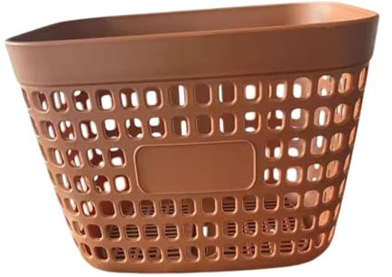 perfk Cestino per Cestino da facciata Elettrico Cestino per Carriere Bagagli Che trasportano Donne Uomini Bici da carico Cesto organizzatore per Andare in, Marrone