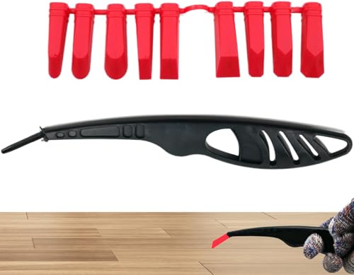 Caulk Scraper - 9 in 1 Ergonomic Putty Removal Spatula,Caulk Remover Scraper - for Bathroom Kitchen Shower Sink Joint Tile Floor