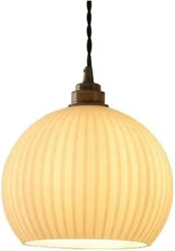 pendant lighting Milk Glass Dome Light Clear Ribbed Glass Large Kitchen Island Vintage Gold Farmhouse Hanging Lamp Mid Century Modern Chandelier for Dining Room Girls Bedroom