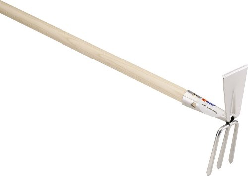 Doppelhacke 3 Zinken, gerades Blatt