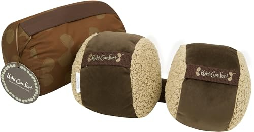 Kuhi Comfort Original Travel Pillow 2 Luxurious Cushions That Cradle Your Head on The Sides Comes in Convenient Carry Case