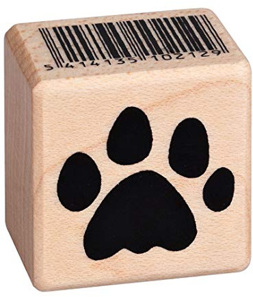 Artemio Artémio Stempel Pfotenabdruck Katze, 2.6 x 2.5 x 2.6 cm