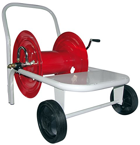 HOMEGARDEN Carrello avvolgitubo in Acciaio zincato con raccordi