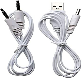 Technaxx Musicman 4118 Câble de recharge USB/Câble jack pour Station d'accueil Blanc