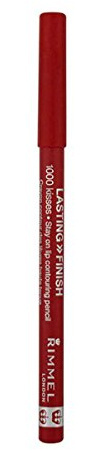 RIMMEL LONDON Lasting Finish 1000 Kisses Stay On Lip Liner Pencil - Indian Pink