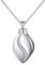 Flyow Cremation Jewelry 925 Sterling Silver Memorial Urn Ashes Keepsake Cylinder Necklace Pendant (Leaves)