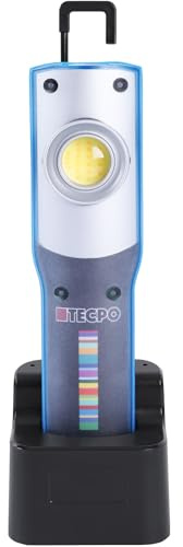 TECPO LED Werkstattlampe COB Magnetisch Dimmbar mit Farbanpassung Inspektionsleuchte Arbeitsleuchte Werkstattlampe Taschenlampe Handinspektionsleuchte geeignet für alle Lackier-und Polierarbeiten