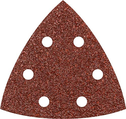 Klingspor PS 22 K Schleifscheibe/Klett Schleifdreieck Schleifpapier | Ø 96 mm (GLS 15) | 6 Loch | 50 Stück | Körnung/Korn: 120 (50 Scheiben)
