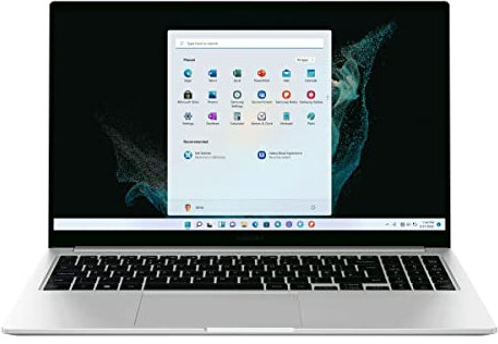 Samsung Galaxy Book2 12th Gen Intel Core i5 with Windows 11 Home 15.6 Inch Laptop 8GB RAM 256GB Storage Mystic Silver (UK Version)