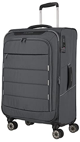 TRAVELITE SKAII Trolley M Exp., 4 W, Anthrazit/Grau, Anthrazit, Talla única, Koffer