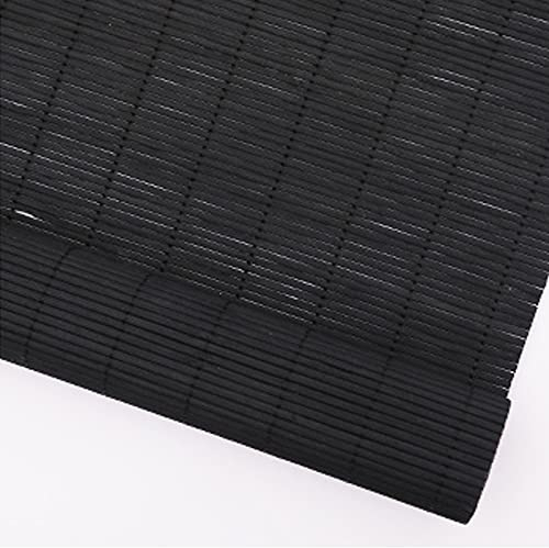 Geovne Bambusrollo aus Natural,Sichtschutz,Rollo Bambus mit 60% UV-Schutz,Atmungsaktive Bambus Raffrollo,Trennwand Bambus Rollo,Bambus ​Vorhang,für Außen/Innen,Anpassbar (W170xH220cm/W66.9 xH87)