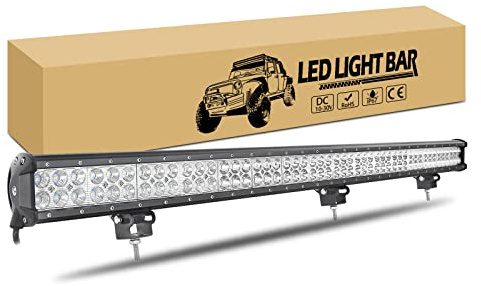 RIGIDON Led Light Bar 44 Zoll 111 cm 288W Lichtbalken Offroad 12V 24V | Spot Flood Offroad Beleuchtung, Wasserdicht Led Arbeitsscheinwerfer für Auto Traktor SUV UTV ATV 4x4 Fahrzeuge, 6000K Weiß