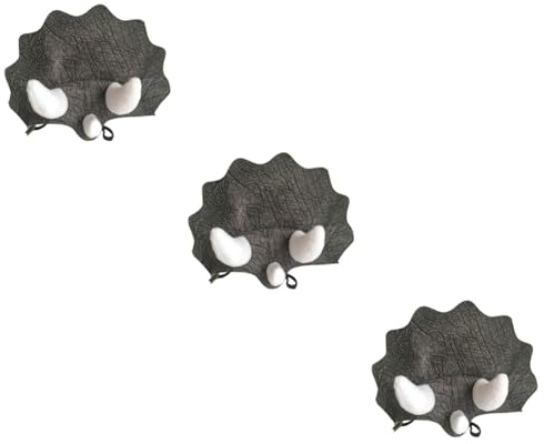 Angoily 3stücke Pet Cosplay Triceratops Hut Für Hunde Verstellbare Dinosaurier Kopfbedeckung Für Kleine Haustiere Für Kostümpartys Und Festivals Komfortables Design Aus Hochwertigem