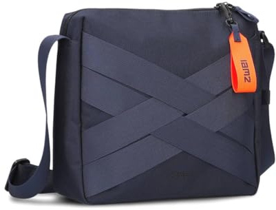 Zwei Sportliche Unisex Umhängetasche Alex AL100 Damen Herren & Teenager Tasche modernes cooles Design wasserabweisend (blue)