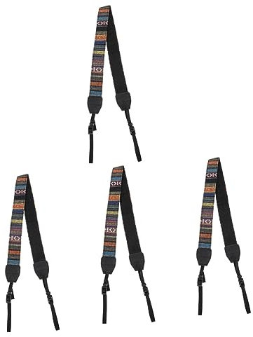 jojofuny 4pcs Camera Strap DSLR Camera Shoulder Neck Strap Sling for Photographers