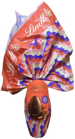 Uovo cioccolato fondente extra Lindt con sorpresa made in Italy SENZA GLUTINE - 240 grammi - Pasqua 2024 - CoCoCiok