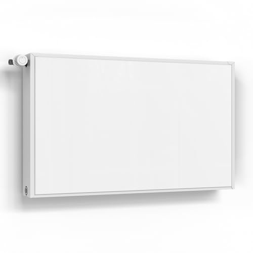 DEQORI Magnetfolie für Heizung 100x60 cm | Unifarben - Weiß | dekorative Magnetmatte Heizkörper Schutz Verkleidung | Magnet Deko-Folie selbstklebend, magnetisch & wasserabweisend