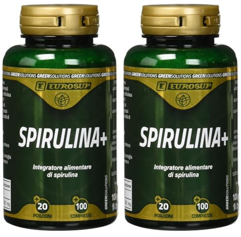 EUROSUP Spirulina+ - Barattolo da 100 Compresse (Confezione da 2)