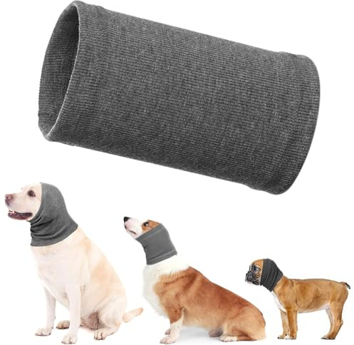Dog Snood, Anti-noise Dog Ear Protectors, Windproof Dogs Ear Defenders | Protected Against Fireworks Noise, Washable Pet Hoodie for Dogs for Relieving Pet Anxiety and Keeping Pets Warm (S)