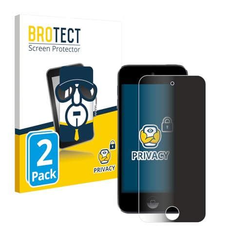 BROTECT Blickschutzfolie für Apple iPod Touch | (7. Gen.) 2 Stück Anti-Spy Displayschutz Made in Germany MP3 und Media-Player Privacy Protector Blaulichtfilter Klare Folie