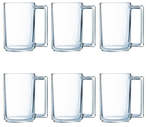 Luminarc à La Bonne Heure Set 6 Mugs Verre 32 cl