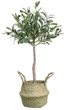 árbol Falso Planta de árbol Artificial, Piezas de Olivo en Maceta, bonsái biónico, árbol Falso Grande, decoración de Plantas Artificiales Plantas caseras