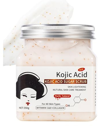 Exfoliating Body Scrub - Exfoliante Facial,Exfoliador de Extracto de Fruta, Exfoliante Hace Que La Piel Sea Excepcionalmente Suave y Suave, Adecuado para Todos Los Tipos de Piel (#8, 350ml)
